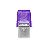 HD PORTATIL USB3.2 64GB KINGSTON DATATRAVELER MICRO DUO 3C DTDUO3CG3 64GB