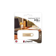 HD PORTATIL USB3.2 512GB KINGSTON DATATRAVELER SE9 G3 DORADO DTSE9G3 512GB