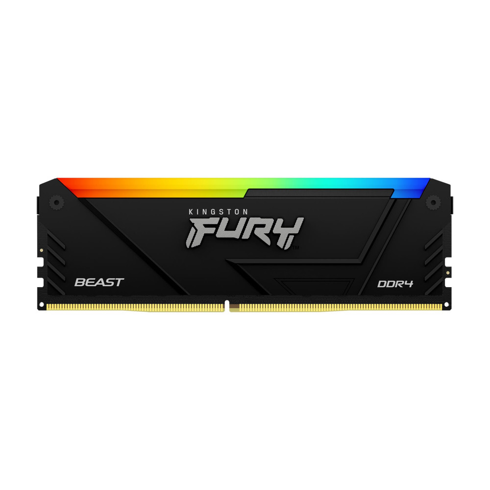 DIMM DDR4 8GB 3200GHZ. KINGSTON FURY BEAST RGB KF432C16BB2A 8