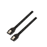 CABLE SATA III DATOS 6G CON ANCLAJES NEGRO 0.5M AISENS A130-0157