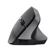 RATON TRUST VERTICAL BAYO II INALAMBRICO ERGONOMICO USB NEGRO 25145