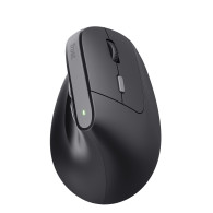 RATON TRUST VERTICAL BAYO II INALAMBRICO ERGONOMICO USB NEGRO 25145