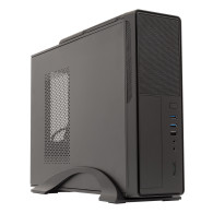 CAJA MICRO-ATX MINI-ITX SOBREMESA UNYKA 2010 USB3 (SFX300W CERT.) NEGRA 52085