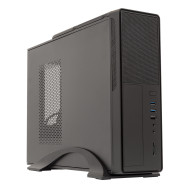 CAJA MICRO-ATX MINI-ITX SOBREMESA UNYKA 2010 USB3 (SFX300W CERT.) NEGRA 52085