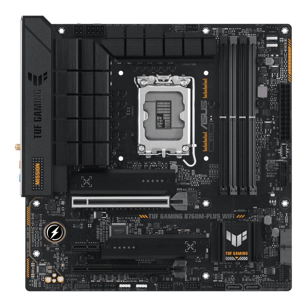 PLACA BASE ASUS TUF GAMING B760M-PLUS WIFI DDR5 12TH 13TH GEN SOCKET 1700