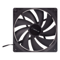 VENTILADOR CAJA ADICIONAL 14X14 UNYKA NEGRO 51790
