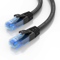 CABLE RED LATIGUILLO RJ45 CAT.6 UTP AWG26 CCA NEGRO 1.0M AISENS A135-0843