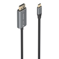 CONVERSOR ALU BIDIRECCIONAL USB-CM A DISPLAYPORT-M 8K NEGR 1.8M AISENS A109-0880