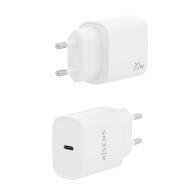 CARGADOR USB-C PD3.0 1 PUERTO 1xUSB-C 20W BLANCO AISENS A110-0752