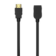 CABLE HDMI V2.0 PROLONGADOR HEC 4K60HZ 18GBPS AM-AH NEGRO 2.0M AISENS A120-0545