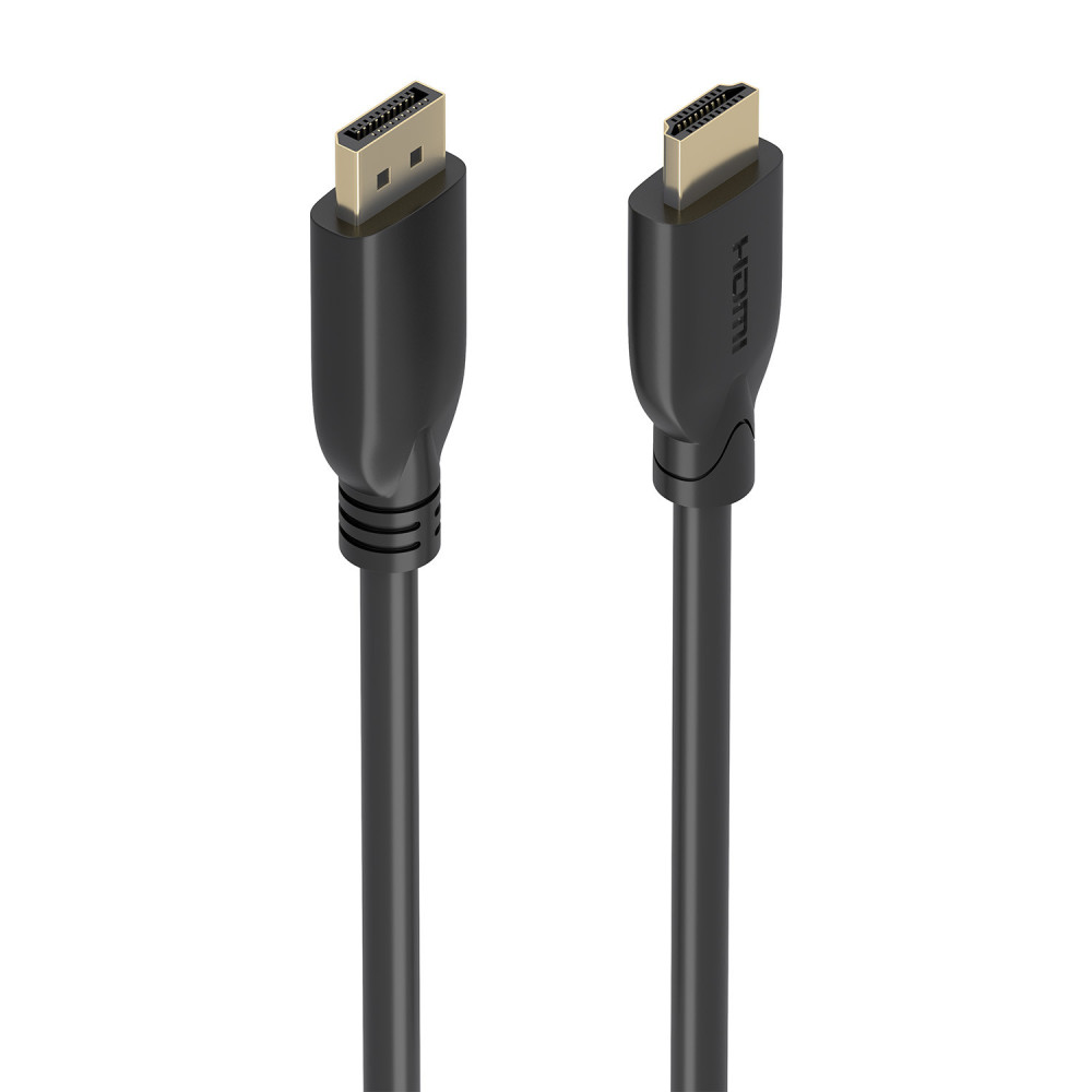 CABLE CONVERSOR DISPLAYPORT A HDMI 4K60HZ DPM-HDMIM NEGRO 10M AISENS A125-0922
