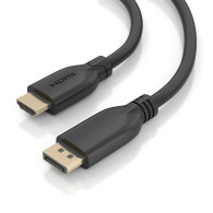 CABLE CONVERSOR DISPLAYPORT A HDMI 4K60HZ DPM-HDMIM NEGRO 10M AISENS A125-0922