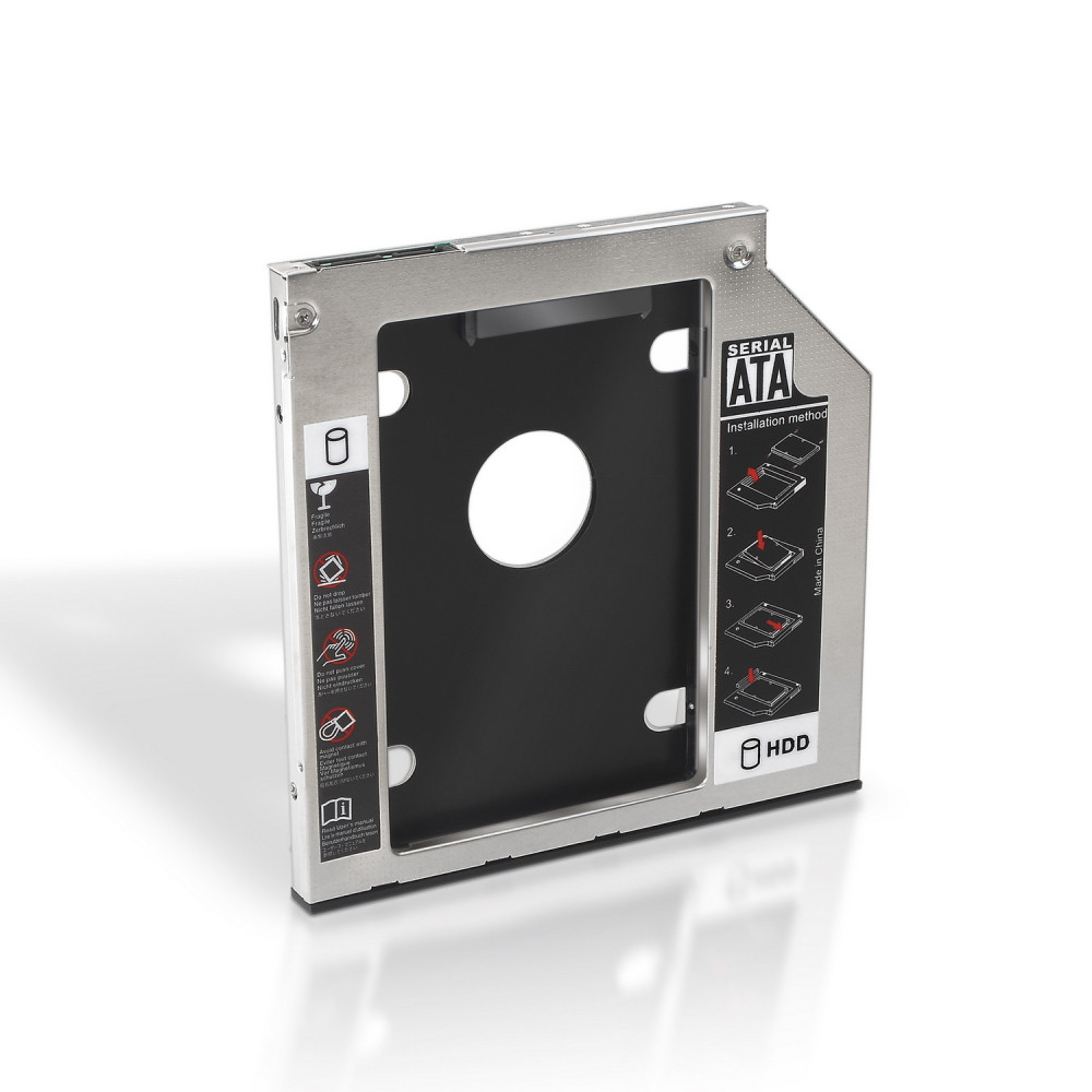 ADAPTADOR SATA PARA PONER HDD 2.5 7.0MM EN UD. OPTICA PORTATIL AISENS A129-0151