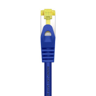 CABLE RED LATIGUILLO RJ45 LSZH CAT.7 SFTP AWG26 AZUL 1.0M AISENS A146-0478