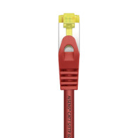 CABLE RED LATIGUILLO RJ45 LSZH CAT.7 SFTP AWG26 ROJO 0.5M AISENS A146-0469