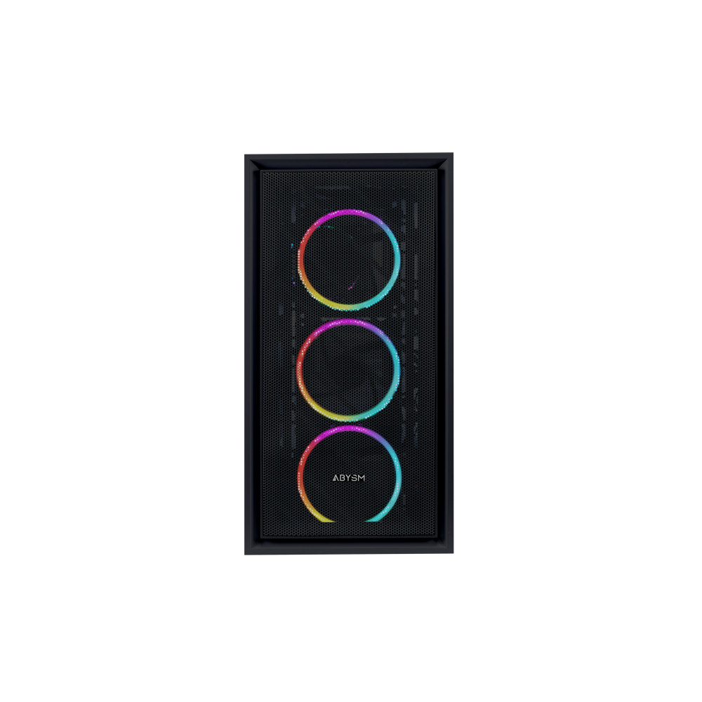 CAJA ATX ABYSM GAMING DANUBE KAMP BLACK - TEMPERED GLASS- AB812107