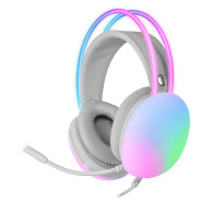 URICULARES GAMING CON MICROFONO MARS GAMING MHGLOW JACK 3.5 ROSA