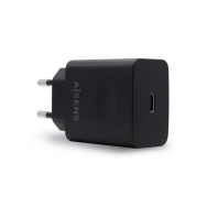 CARGADOR USB-C PD3.0 1XUSB-C 20W NEGRO AISENS ASCH-1PD20-BK