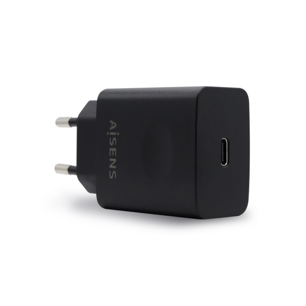 CARGADOR USB-C PD3.0 1XUSB-C 20W NEGRO AISENS ASCH-1PD20-BK
