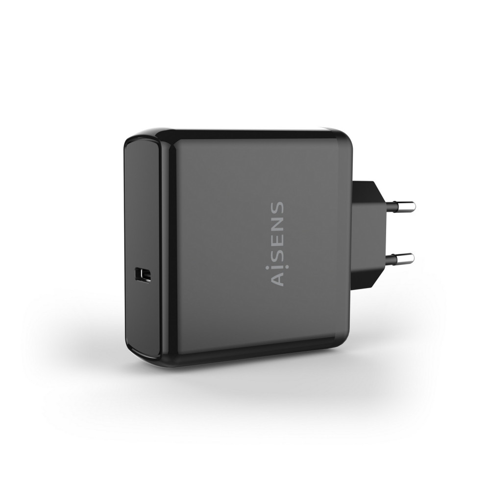 CARGADOR PD3.0 QC3.0 1 PUERTO 1XUSB-C 60W NEGRO AISENS ASCH-1PD60-BK