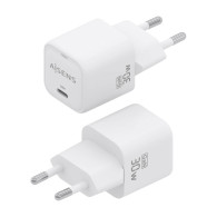 CARGADOR GaN 30W 1xUSB-C PD3.0 QC4.0 BLANCO AISENS ASCH-30W1P018-W
