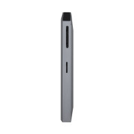 DOCK AISENS USB-C 8 EN 1 USB-C A HDMI-RJ45-3USB-PD-SD-MICROSD 15CM ASUC-8P004-GR
