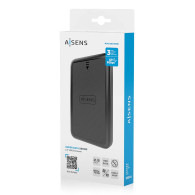 CAJA EXTERNA 2.5" AISENS ASE-2519B SATA   SATA2   SATA3 USB 3.0 NEGRO