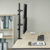 SOPORTE DE MESA TV MONITOR AISENS 17-32 9KG 2 BRAZOS VERTICAL GIRA INCLI