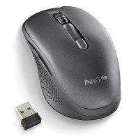RATON NGS INALAMBRICO LASER EVOPEEP BLACK RECARGABLE MULTIMODO NEGRO USB-A