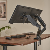 SOPORTE MESA PANTALLA 17" - 32" DOS BRAZOS ARTICULADOS AISENS DT32TSR-221