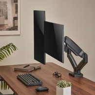 SOPORTE MESA PANTALLA 17" - 32" DOS BRAZOS ARTICULADOS AISENS DT32TSR-221