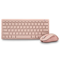 TECLADO NGS RATON FANTASY KIT INALAMBRICO MULTIMODO RECARGABLE USB-C PINK