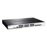 SWITCH D-LINK 28P DGS-1510-28XMP E 24P 10 100 1000 + 4X10 GIGABIT SFP+ PoE+ RACK