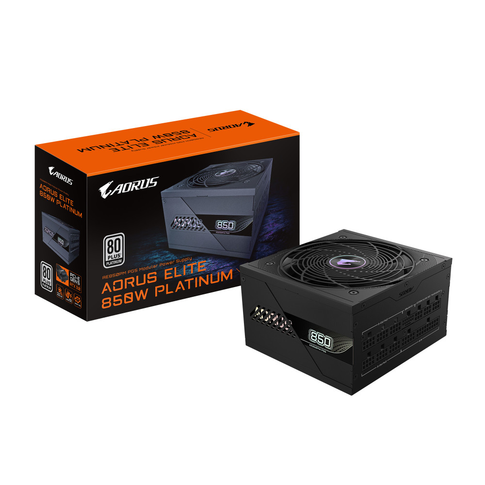 FUENTE DE ALIMENTACION GIGABYTE AORUS ELITE 850W 80+ MODULAR ATX PLATINUM
