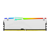 Memoria DDR5 Kingston Fury Beast RGB 32GB 1x32GB 6000MHz CL30 EXPO-XMP Blanco