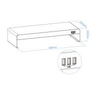 SOPORTE MONITOR TOOQ TQMR0124