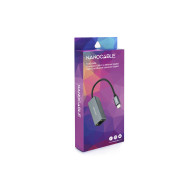 CONVERSOR USB-C ETHERNET GB Mbps GRIS 15 CM NANOCABLE 10.03.0406