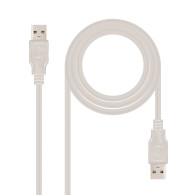CABLE USB 2.0 TIPO AM-AM 2.0 M NANOCABLE 10.01.0303