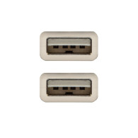 CABLE USB 2.0 TIPO AM-AM 2.0 M NANOCABLE 10.01.0303