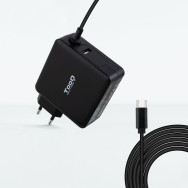 CARGADOR PORTATIL USB-C TOOQ PD3.0 90W NEGRO TQLC-USBC90PD