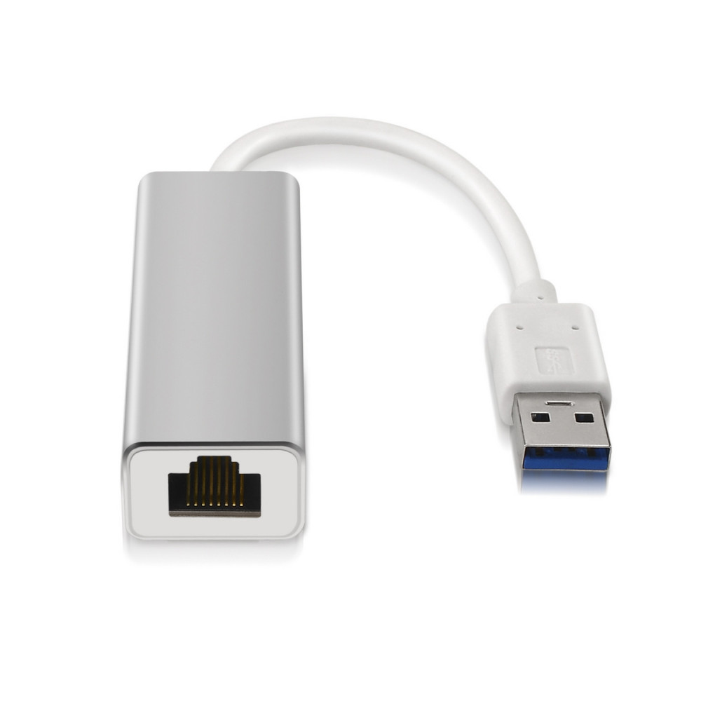 CONVERSOR USB 3.0 A ETHERNET GIBABIT RJ45 HEMBRA 15CM AISENS A106-0049