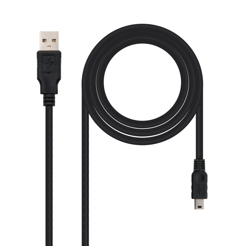 CABLE USB 2.0 TIPO AM-MINI USB 5PINM 1.0 M NANOCABLE 10.01.0401