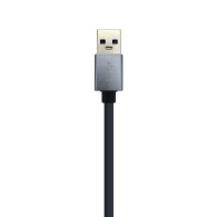 CONVERSOR USB 3.0 A ETHERNET GIBABIT Y 3USB 3.0 15CM AISENS GRIS A106-0401