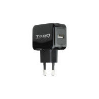 CARGADOR USB TOOQ PARED 5V 2.4 A NEGRO TQWC-1S01