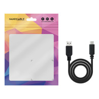 CABLE USB 2.0 3A TIPO USB-CM-AM NEGRO 0.5M NANOCABLE 10.01.2100