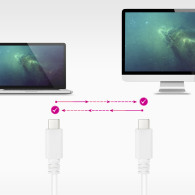 CABLE USB-C 2.0 3A USB-CM-USB-CM 1.5M NANOCABLE BLANCO 10.01.2301-L150-W