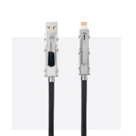 CABLE USB-C+USB-A M - LIGHTNING+USB-C M 2.0 27W 2M NANOCABLE 10.01.2602