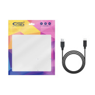 CABLE USB 3.1 GEN2 10GBPS 3A TIPO USB-CM-AM NEGRO 0.5M NANOCABLE 10.01.4000