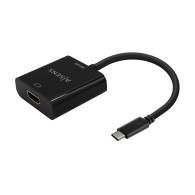 CONVERSOR USB-C A HDMI 4K30HZ USB-CM-HDMIH NEGRO 15CM AISENS A109-0684