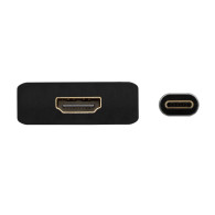 CONVERSOR USB-C A HDMI 4K30HZ USB-CM-HDMIH NEGRO 15CM AISENS A109-0684